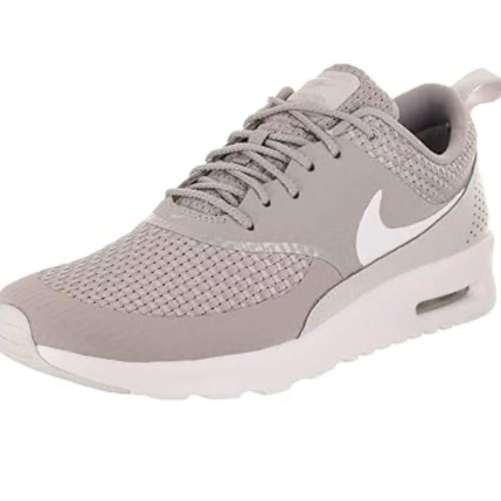 Nike Gray and White Air Max Sneakers